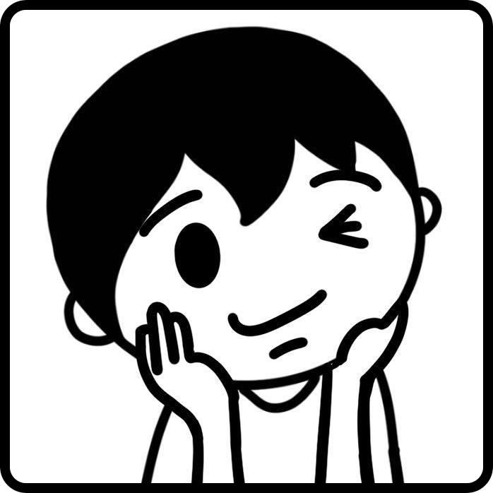 Muzi 的黑白插画头像